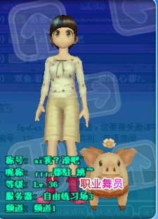 劲舞团宠物猪